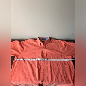 Vintage ralph Lauren Shirt Mens XL Oxford Orange Button Down